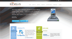 Desktop Screenshot of nexsussolutions.com