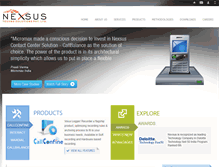 Tablet Screenshot of nexsussolutions.com